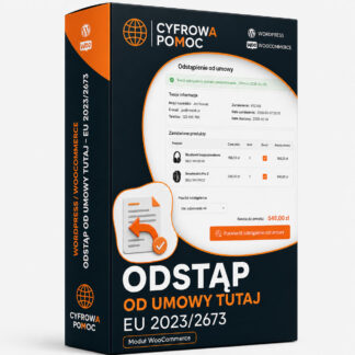 Moduł „Odstąp od umowy" WordPress — zgodność z dyrektywą (UE) 2023/2673
